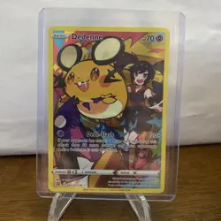 Pokemon TCG Brilliant Stars Dedenne Alt Art Character Rare TG07/TG30 Card NM - Image 1