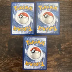 Flareon Jolteon Vaporeon Pokemon Card Set of 3 English Cards 167 168 169 Promo - Image 2