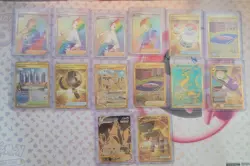 Pokemon Tcg Gold Secret Rare Card Lot of 14 NM/M Cards - Image 1
