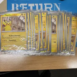 1x Pikachu At The Museum Jumbo Promo Pokemon Card - Image 3