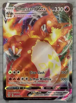 Pokemon TCG Charizard VMAX Darkness Ablaze Holo Ultra Rare Card PSA 10, 020/189 - Image 2