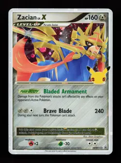 Zacian LV. X SWSH135 Promo SWSH: Sword & Shield Promo Cards Pokemon Card - Image 1