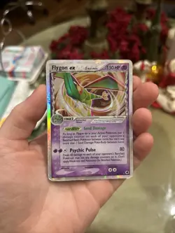 Pokemon TCG Dragon Frontiers Holo Ultra Rare Card Flygon EX Delta Species 92/101 - Image 1