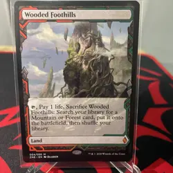 MTG Zendikar Rising Wooded Foothills 004/030 - Image 1