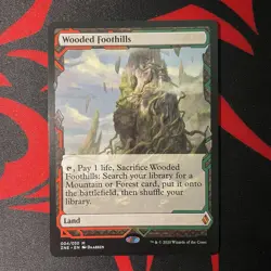 MTG Zendikar Rising Wooded Foothills 004/030 - Image 2