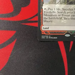 MTG Zendikar Rising Wooded Foothills 004/030 - Image 5