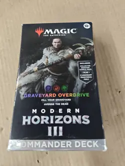 MTG Modern Horizons 3 Commander Deck Graveyard Overdrive Sealed - Image 1