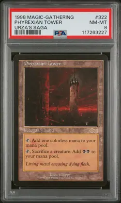 Phyrexian Tower Urza's Saga Magic The Gathering MTG - Image 1