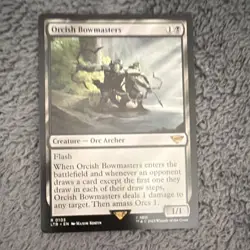Magic: The Gathering Orcish Bowmasters Creature LTR Black R #0103 2023 - Image 1