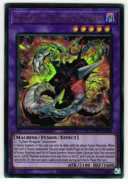 CHIMERATECH RAMPAGE DRAGON LEDD-ENB29 ULTRA RARE YU-GI-OH TCG - Image 1
