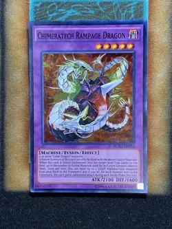 Yugioh Chimeratech Rampage Dragon BOSH-EN093 Super Rare NM - Image 1