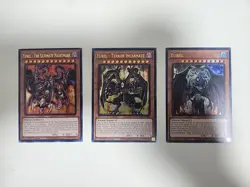 Yugioh Yubel 3x SET/ ULTRA RARES/ BLCR 1st EDITION/ NM/MINT - Image 1