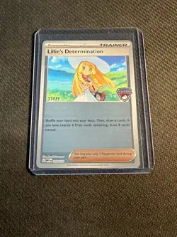 Pokemon TCG Lillie's Determination 119/132 Staff Stamped Mega Evolution Promo EN - Image 3