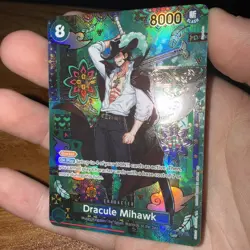 One Piece TCG Dracule Mihawk OP12-030 SP Foil NM Pack Fresh - Image 2