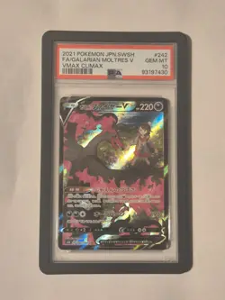 PSA 10 - Galarian Moltres V 242/184 CSR - s8b VMAX Climax - Japanese Pokemon TCG - Image 1