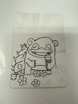 Pokemon Card - Light Slowbro Neo Destiny 51/105 Uncommon - 1/1 Hand Draw ✍ - Image 4