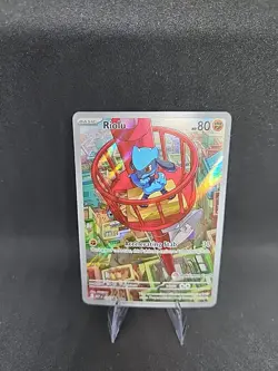 Riolu 010- Mega Evolutions ETB Pokemon Center Stamped Promo LOOKS GREAT - Image 1