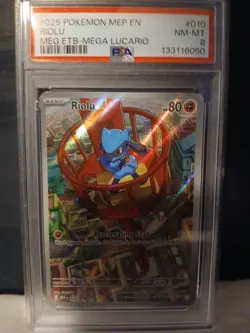 Pokemon Center Stamped Riolu #010 ETB Promo 2025 Mega Evolutions - Image 1