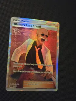 2018 Pokemon TCG: Blaine's Last Stand Full Art 69/70 Dragon Majesty Holo Rare NM - Image 2