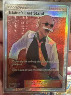 Pokemon TCG Blaine's Last Stand Dragon Majesty 69/70 Holo Full Art - Image 1