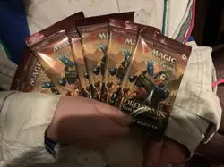 6 x MTG The Lord of the Rings Tales of Middle-Earth Draft Booster Pack New - Image 1