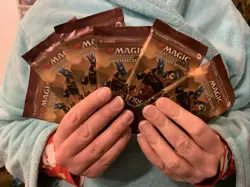 6 x MTG The Lord of the Rings Tales of Middle-Earth Draft Booster Pack New - Image 1