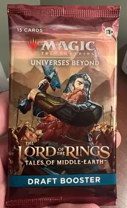 Magic The Gathering LOTR Tales of Middle-earth Draft Booster Pack New Sealed MTG - Image 1
