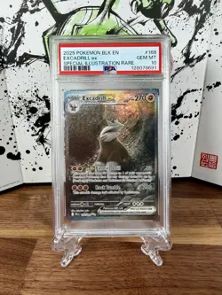 Pokemon SV Black Bolt Excadrill EX 168/086 Special Illustration Rare PSA 10 - Image 1