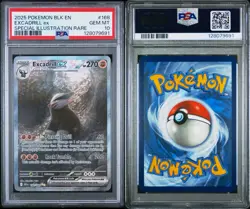Pokemon SV Black Bolt Excadrill EX 168/086 Special Illustration Rare PSA 10 - Image 2