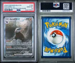 Pokemon SV Black Bolt Excadrill EX 168/086 Special Illustration Rare PSA 10 - Image 2