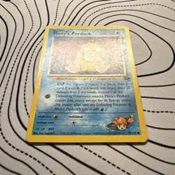 Pokemon TCG Gym Challenge Misty's Psyduck Card 90/132 Regular Common MP - Image 2