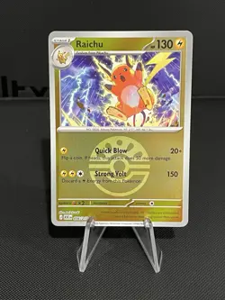 Pokemon Card Raichu Ascended Heroes 56/217 Friend Ball Reverse Holo NM+ IN HAND! - Image 1