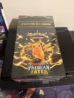 Pokemon TCG Paldean Fates (SV4.5) BOOSTER BUNDLE DISPLAY BOX Sealed 10 Bundles - Image 1
