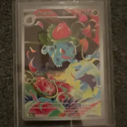 Pokemon Ivysaur 134/132 Full Art Holo Illustration Rare Me01 Mega Evolution TCG - Image 1