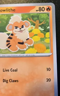 Growlithe 027/182 Common Scarlet & Violet: Destined Rivals Pokemon TCG - Image 3