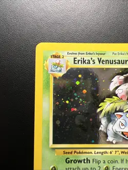 Erika's Venusaur - 4/132 - Pokemon Gym Challenge Unlimited Holo Rare WOTC MP - Image 2