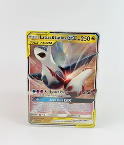 Latias & Latios GX Tag Team 113/181 Near Mint NM Sun & Moon Team Up Pokemon TCG - Image 1