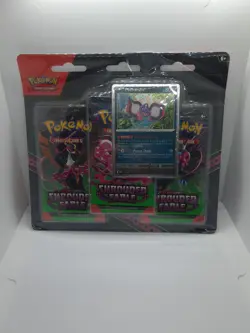 Pokemon TCG - Scarlet & Violet 6.5 Shrouded Fable 3 Pack Blister Pechurant Promo - Image 1