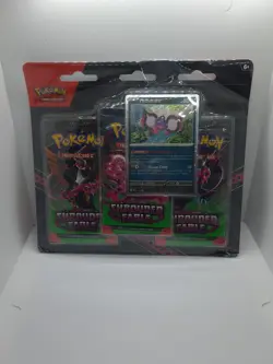Pokemon TCG - Scarlet & Violet 6.5 Shrouded Fable 3 Pack Blister Pechurant Promo - Image 2
