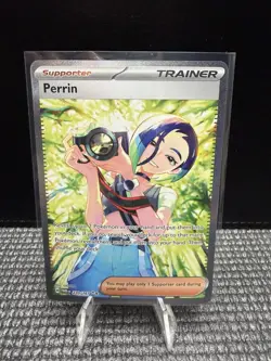 Perrin 220/167 Special Illustration Rare Pokemon Sv06: Twilight Masquerade NM - Image 1
