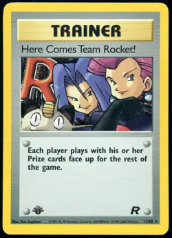 Pokemon TCG - Here Comes Team Rocket 15/82 Holo 1st Edition Team Rocket MP - Image 1