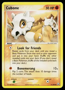 Cubone 51/109 Common Team Rocket Returns Pokemon Lightly Played - Image 1