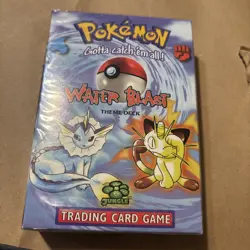 1x Water Blast Theme Deck Nm-mint Product - Pokemon 742818060691 - Image 1