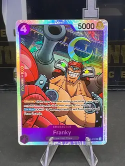 Franky OP09-072 SR Holo Emperors in the New World One Piece TCG English - Image 1