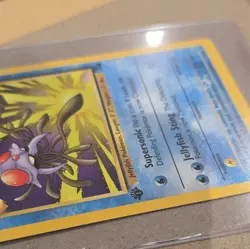 Pokemon Card Tentacruel Fossil 1st Edition Uncommon 44/62 Near Mint 1999 - Image 5