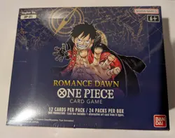One Piece TCG Romance Dawn OP-01 Booster Box Sealed New - English White Bottom 811039038205 - Image 1