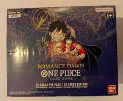 One Piece TCG Romance Dawn OP-01 Booster Box Sealed New - English White Bottom 811039038205 - Image 1