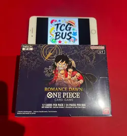 Brand New One Piece Romance Dawn OP-01 ENGLISH Booster Box Sealed White Bottom 811039038205 - Image 1
