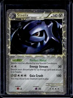 2010 Pokemon HeartGold & SoulSilver Unleashed Steelix #87/95 - Image 1
