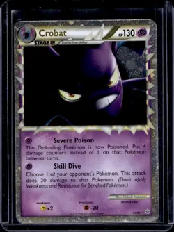 2010 Pokemon HeartGold & SoulSilver Unleashed Crobat #84/95 - Image 1
